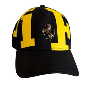 Ferrari Black and Yellow Hat